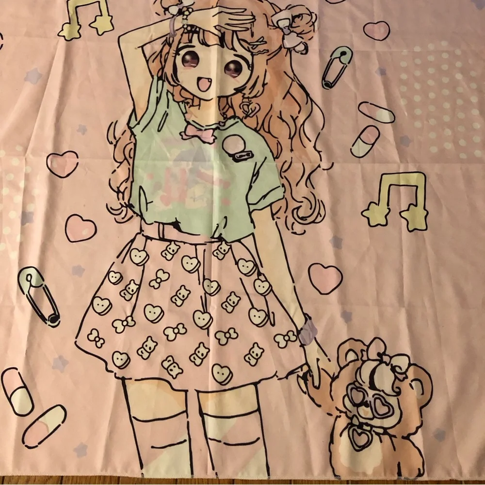 Fashion Girl Pastel Tapestry Wall Art